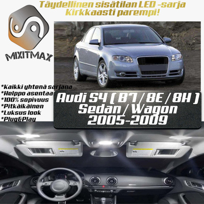 Audi S4 (B7) Sisätilan LED-sarja 27-osainen