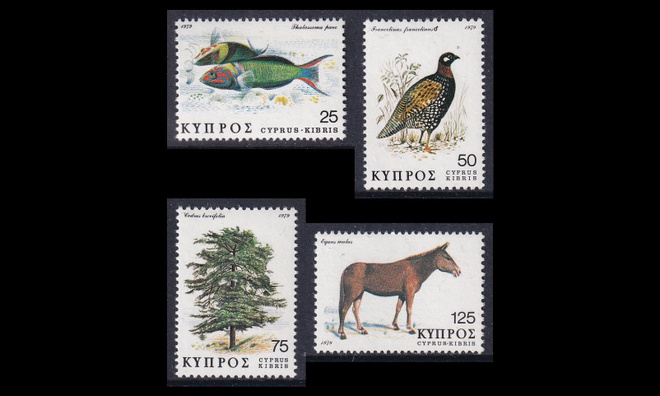 Kypros 504-7 ** Eläimiä ja kasveja (1979)