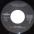 7" PÄIVI PAUNU - Muistojen Vuori - single 1969 VG++ - pikkukuva 2