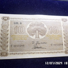 10 mk 1939 Litt. D C 4651284 KIV / Wah Vl 1 Taittamaton - pikkukuva 4