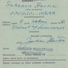 LAKKOKORTTI VALMET LINNAVUORESTA METALLITYÖVÄEN 1971 - pikkukuva 1