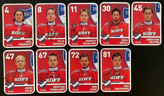 12-13 HIFK Team Issue nimikirjoituksella