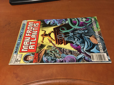 MARVEL MAN FROM ATLANTIS 7/1978 HYVÄ