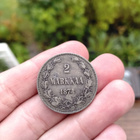 2 Markkaa 1874 - pikkukuva 1