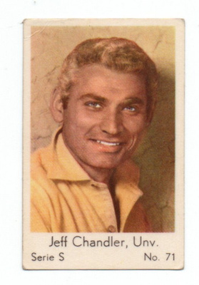 Purkkakuva Serie S n:o 71 JEFF CHANDLER