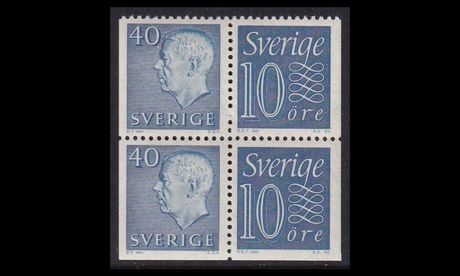 Ruotsi 522HB30 ** Gustaf vihkolehti (1964)
