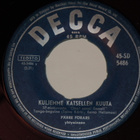 7" Pärre Förars - Tummat Silmät - single 1959 VG++ - pikkukuva 2