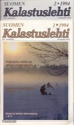 Suomen kalastuslehti 1994 101.vuosikerta irtonumeroina (1-8)