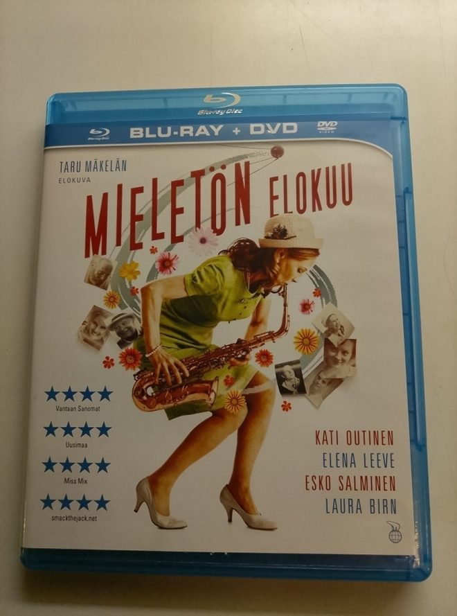 Mieletön elokuu kotimainen Blu-Ray + dvd 1h 44 min