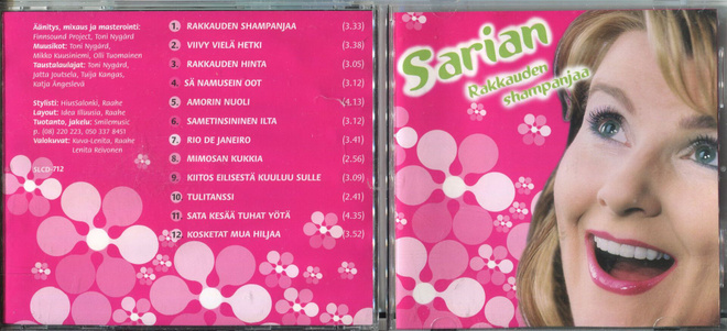 SARIAN . CD-LEVY . RAKKAUDEN SHAMPANJAA