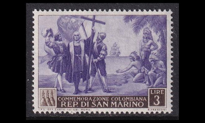 San Marino 466 ** Kolumbus 3 L (1952)
