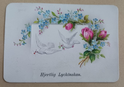 Kyyhkyset tuovat onnittelut, ruusuja ja lemmikkejä