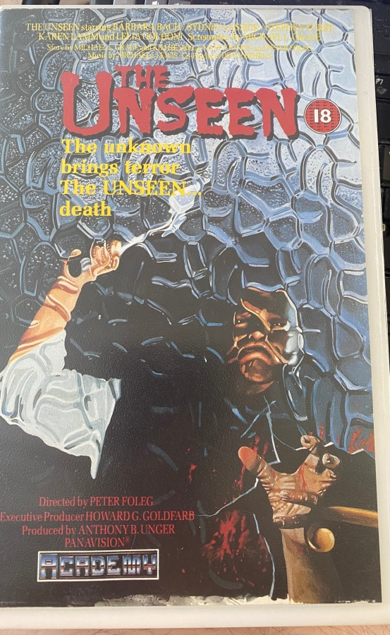 Unseen (1980) VHS kauhu