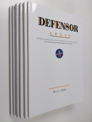 Defensor legis - vuosikerta 2019 (N:o 1-6)