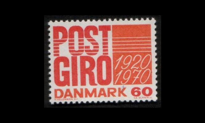 Tanska 491 ** Postisiirto 50v (1970)