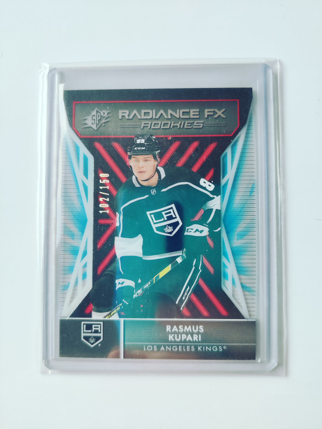 Rasmus Kupari 21-22 SPx Radiance FX Rookie /150