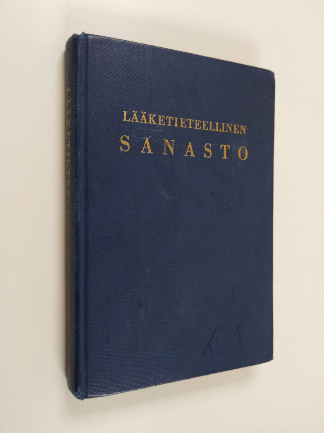 Lääketieteellinen sanasto : saksalais- ja latinalais-suom...