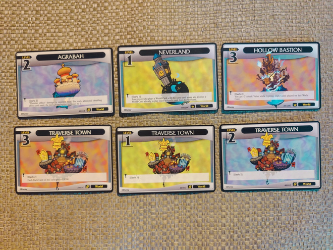 Kingdom hearts keräilykortit - paikat