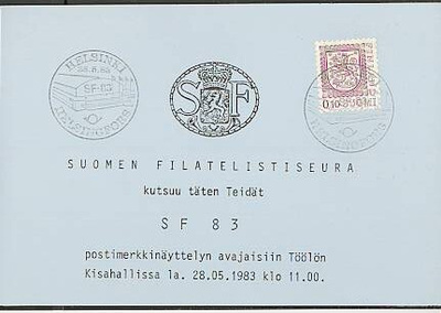 1983 SF-83 kutsukortilla