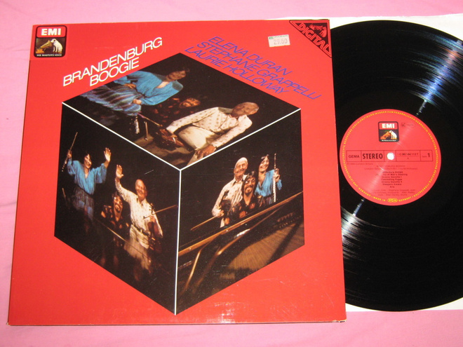DURAN,GRAPPELI & HOLLOWAY Brandenburg Boogie - LP 1980 NM