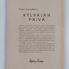 Kustavi Lounasheimo : Kylväjän päivä : runoja - pikkukuva 2