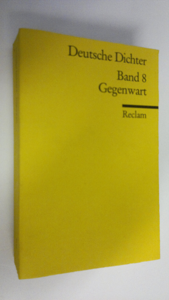 Deutsche Dichter: Gegenwart