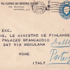 KIRJE, EHIÖ, LONTOO ROOMA PORTUGAL SUOMEN MINISTERILLE 1933 - pikkukuva 1