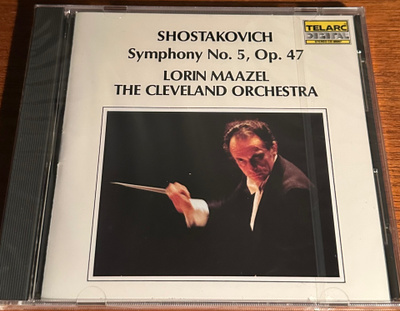 Maazel / Cleveland - Shostakovich 5 SEALED JAPAN 80s TELARC