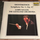 Maazel / Cleveland - Shostakovich 5 SEALED JAPAN 80s TELARC - pikkukuva 1