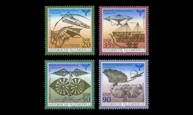 DDR 3311-4 ** Vanhoja lentolaitteita (1990)