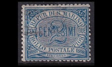 San Marino 12 o Käyttösarja numero 2 C (1892)