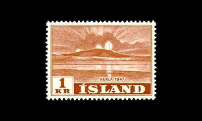 Islanti 252 ** Hekla 1 kr (1948)