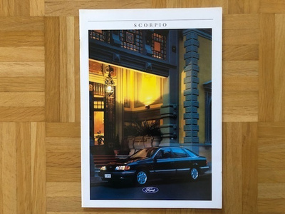 Esite Ford Scorpio vuodelta 1987/1988