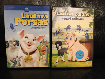Laulava Porsas 1&2 - Charlottes Web 1&2 2DVD Suomij.