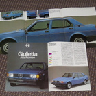1978 Alfa Romeo Giulietta 1.3 1.6 esite - 30 siv - KUIN UUSI - pikkukuva 1