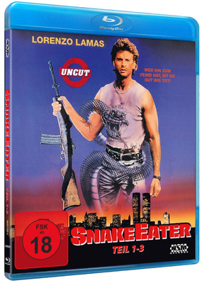 Snake Eater 1-3 (uncut) [Blu-ray] Lamas, Lorenzo (UUSI)