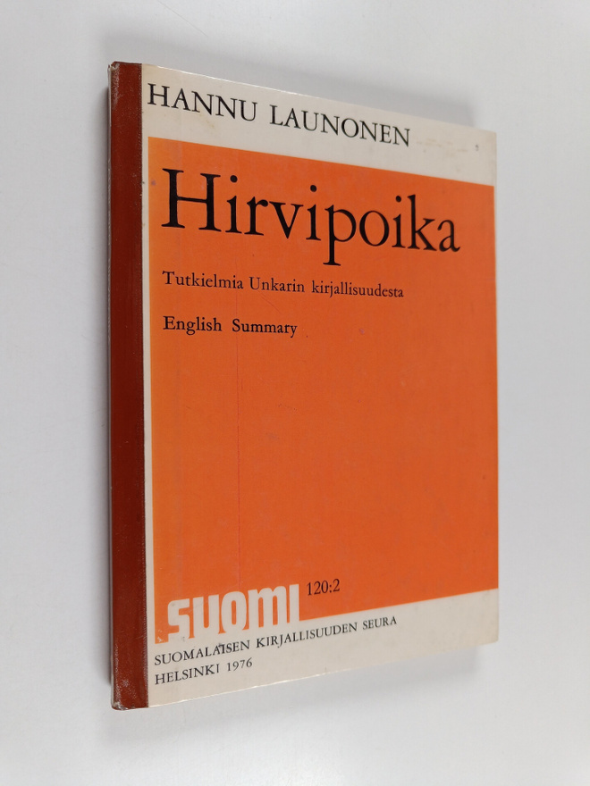 Hannu Launonen : Hirvipoika : tutkielmia Unkarin kirjalli...
