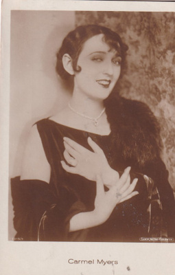 Carmel Myers , filmitähti, star   b598