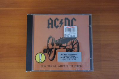 AC / DC:For Those About To Rock We Salute You CD