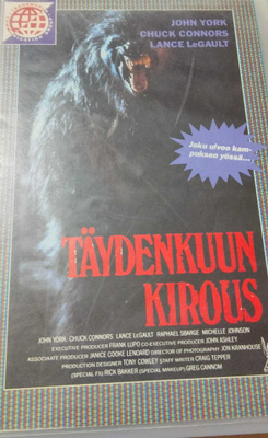 Täydenkuun kirous vhs