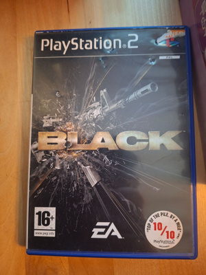 PS2 Black CIB