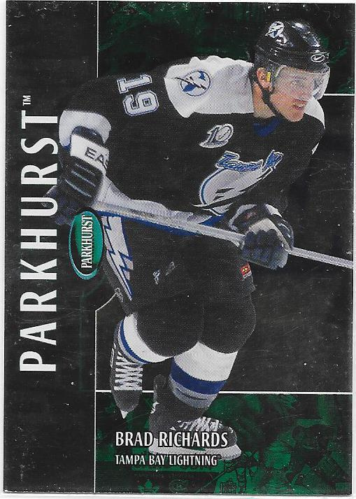 2002-03 Parkhurst #3 Brad Richards Tampa Bay Lightning
