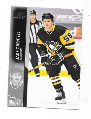 2021-22 Upper Deck #142 Jake Guentzel , Pittsburgh Penguins