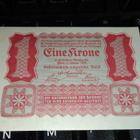Austria Itävalta 1 Krone 1922 P73 UNC - pikkukuva 1