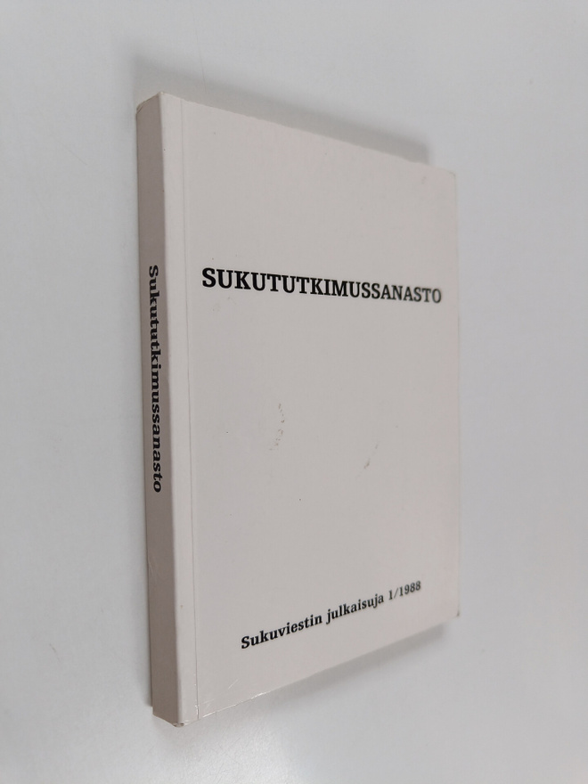Erkki Hase : Sukututkimussanasto