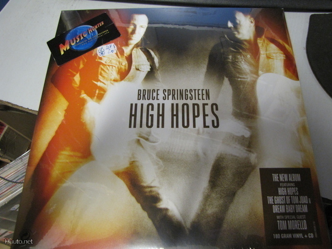BRUCE SPRINGSTEEN - HIGH HOPES 2LP+CD UUSI KORKKAAMATON +