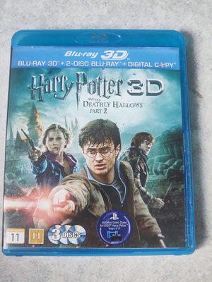 Harry Potter ja kuoleman varjelukset osa 2 3D BLU-RAY