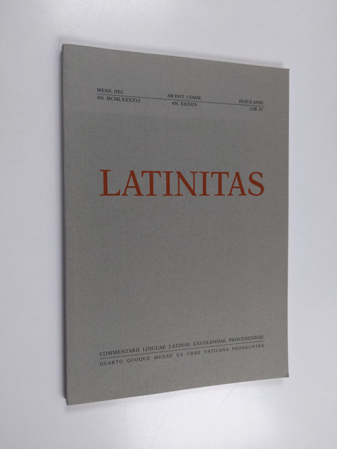 Latinitas - commentarii linguae latinae excolendae proveh...