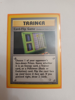 Card-Flip Game #92 Pokemon Neo Genesis card