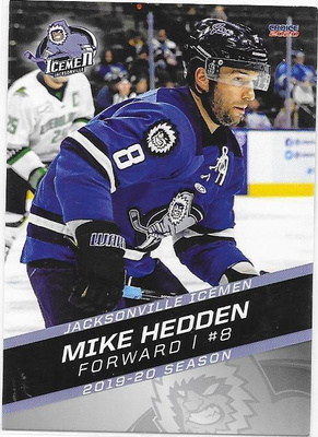 2019-20 Jacksonville IceMen #5 Mike Hedden ex- Ässät farmi